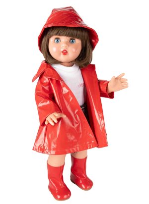 Mariquita Perez Con Impermeable Rojo